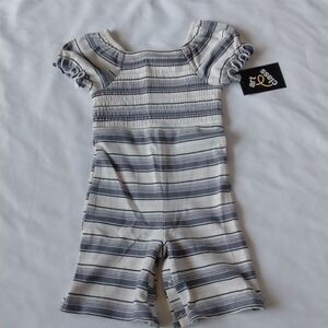 NWT ArtClass Shorts Onesie/ Romper 12mos